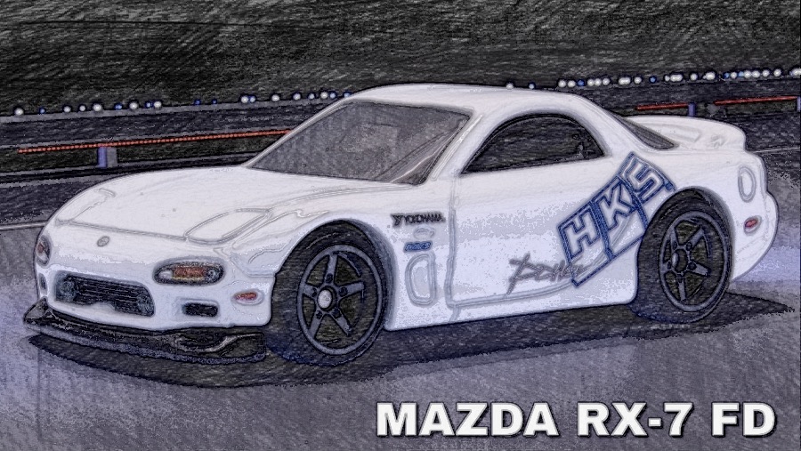 Hot Wheels MAZDA RX-7 FD ホットウィール ワイルド・スピード マツダ RX-7 FD