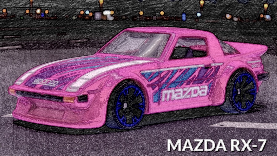 Hot Wheels NEON SPEEDERS MAZDA RX-7 ホットウィール ネオンスピーダーズ マツダ RX-7