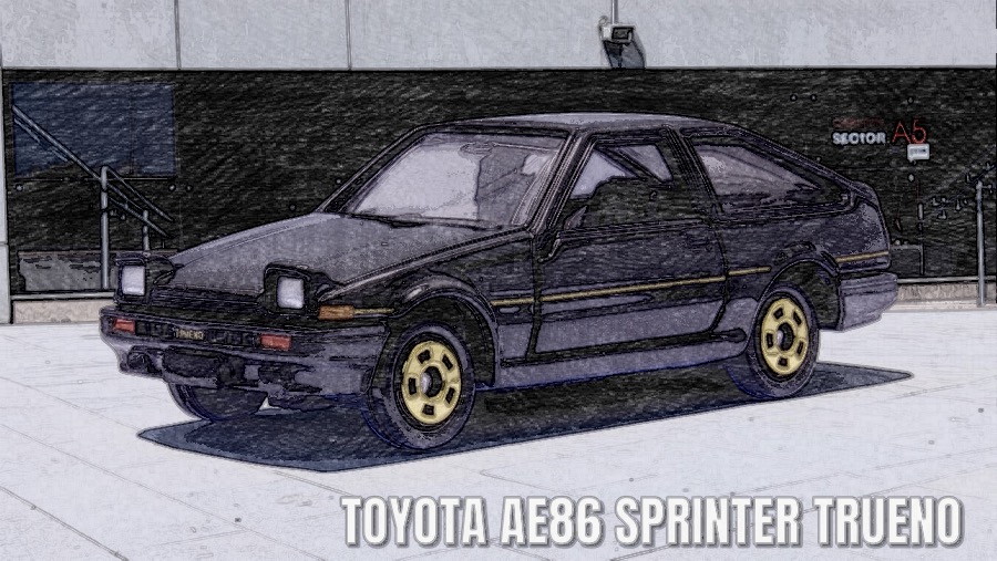 ヤマダデンキ オリジナルトミカ トヨタ AE86 スプリンタートレノ レビュー