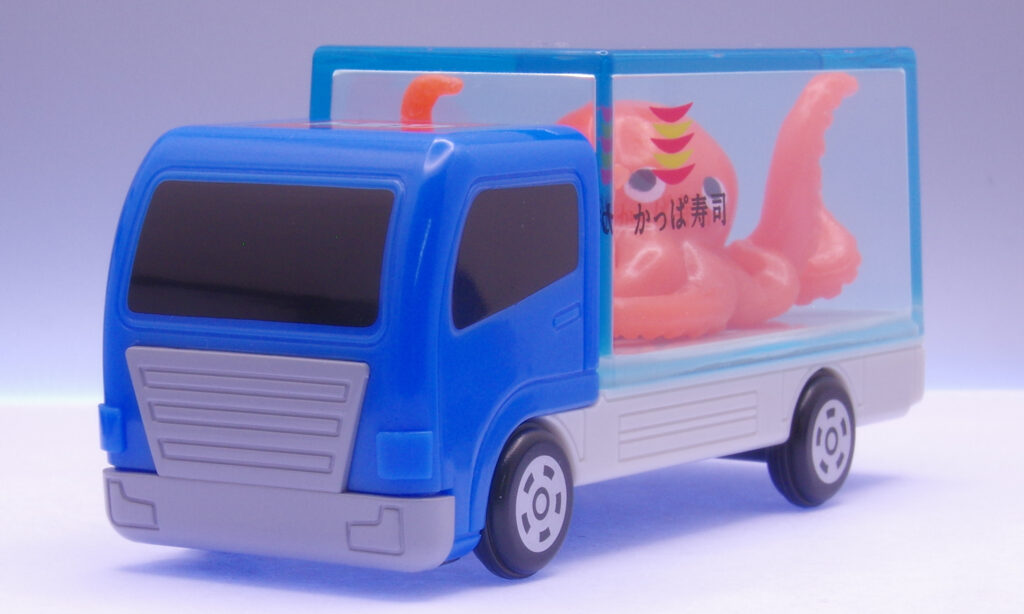 かっぱ寿司 キャンペーン トミカ トラック(暗いところでやさしく光るたこ) レビュー