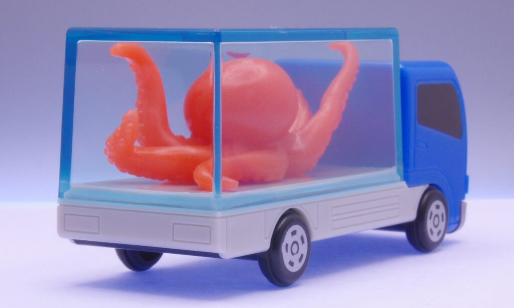 かっぱ寿司 キャンペーン トミカ トラック(暗いところでやさしく光るたこ) レビュー
