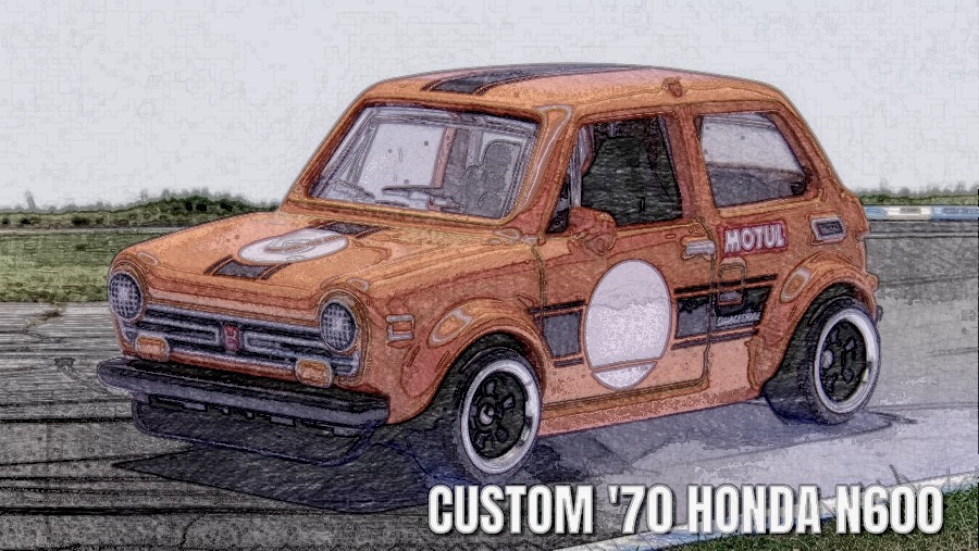 Hot Wheels ホットウィール CUSTOM '70 HONDA ホンダ N600 レビュー