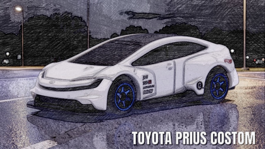 Hot Wheels TOYOTA PRIUS CUSTOM レビュー