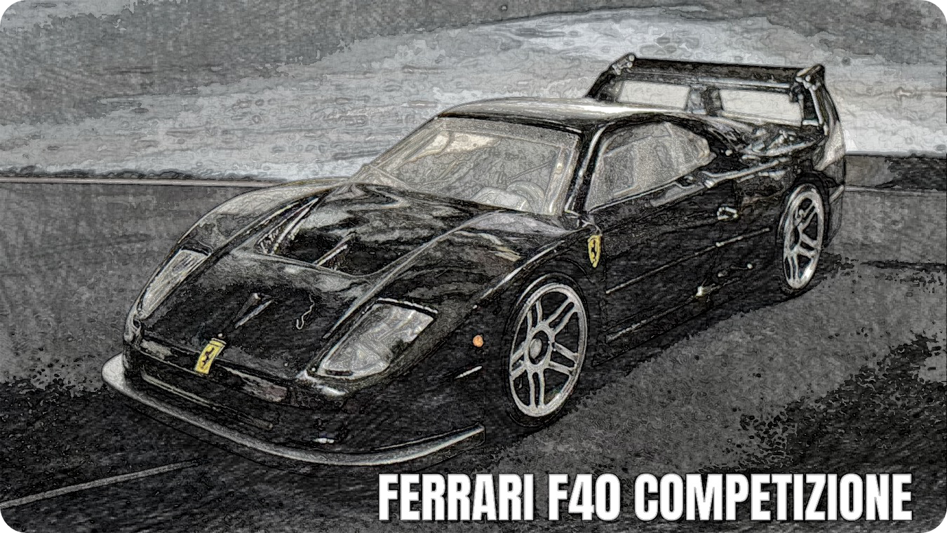 Hot Wheels FERRARI F40 COMPETIZIONE ﾚﾋﾞｭｰ