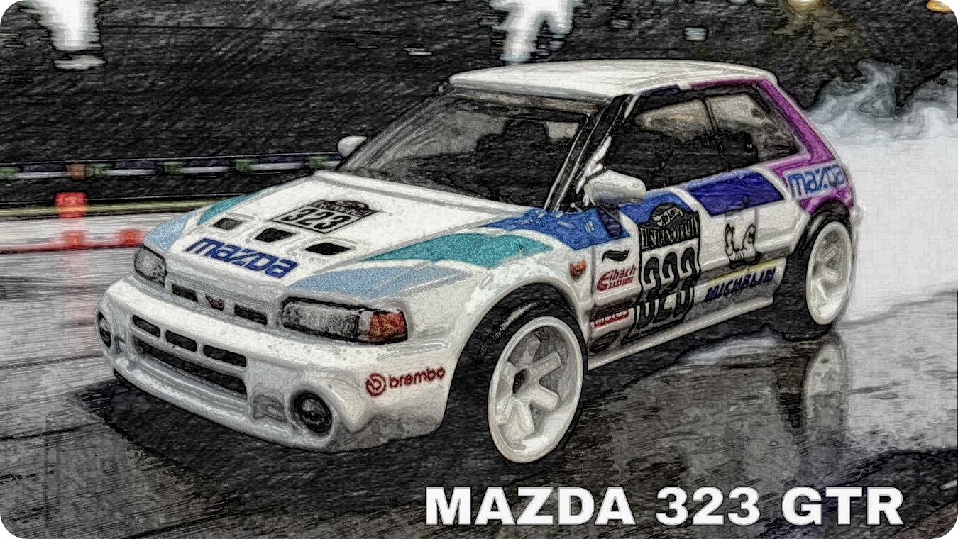 Hot Wheels MAZDA 323 GTR レビュー