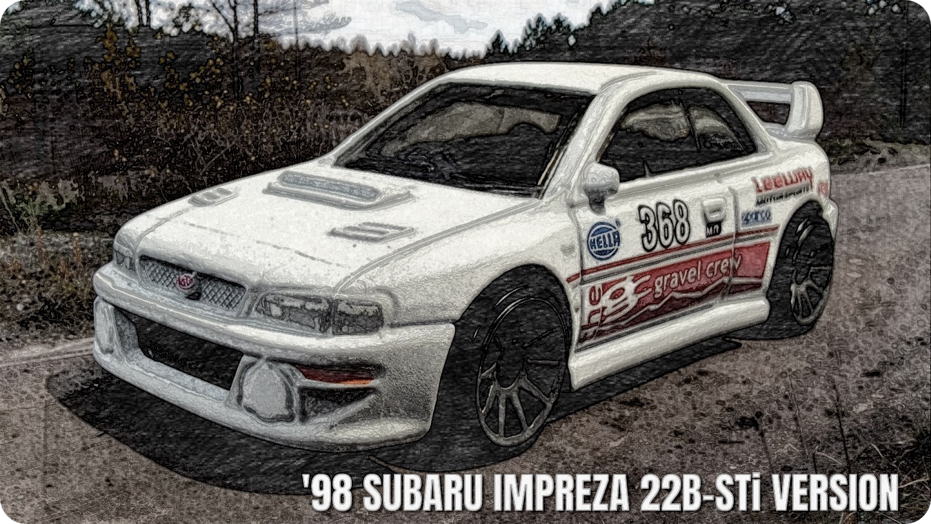 Hot Wheels '98 SUBARU IMPREZA 22B-STi VERSION レビュー
