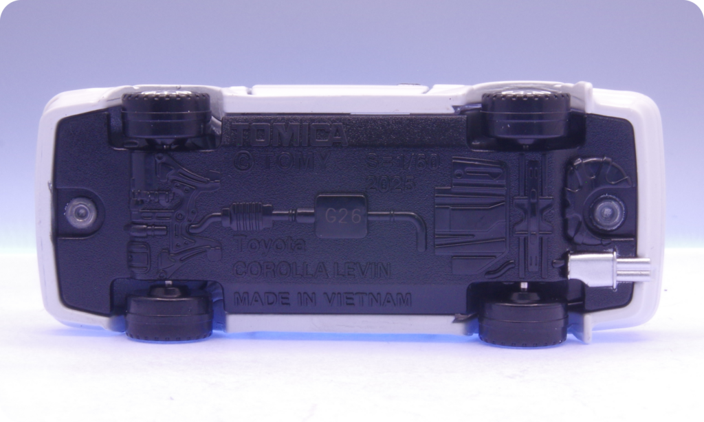 トミカプレミアム No.13 トヨタ カローラ レビン（AE92） レビュー ボトム 通常