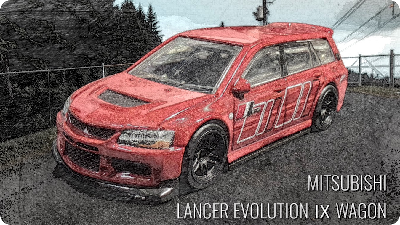 Hot Wheels 2005 MITSUBISHI LANCER EVOLUTION IX WAGON レビュー